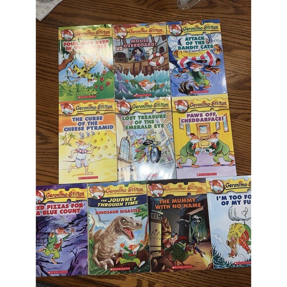 GERONIMO STILTON PAPERBACK CHAPTER BOOKS Scholastic Lot of 10 - Picture 7 of 7